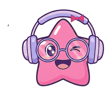Pink StarSpeaky mascot